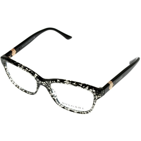 Bvlgari Eyewear Frame Women Rectangular Black Fashion BV4115 5376