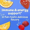 thumbnail image 5 of Emergen-C Kidz Immune+ Immune Support Dietary Supplements, Flavored Gummies with Vitamin C, B Vitamins and Vitamin D for Immune Support, Fun-Tastic Fruit Flavored Gummies - 44 Count, 5 of 7
