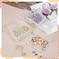 thumbnail image 6 of 6 Packs Rectangle Small Clear Plastic Storage Containers Box Case with Hinged Lid Crafts Organizer for Crayon, Bobby Pin, Beads (4.5 x 3.4in), 6 of 15