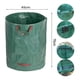 thumbnail image 2 of Bolsa para desechos de jardín resellable de 120 l, plegable, independiente, con diseño de aluminio de 4 asas para una recolección eficiente de hojas, 2 of 5