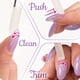 thumbnail image 2 of Empujador de cutículas de vidrio, limas de uñas, barra de manicura, cuidado de uñas, removedor de cutículas checo de precisión, 2 of 7