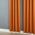 thumbnail image 7 of Home Soft Things Solid Blackout Curtains/Drapes Thermal Insulated Grommet Darkening Curtains, 2 Curtains and 2 Tiebacks Set - Burnt Orange - 54 x 96 inches, 7 of 7