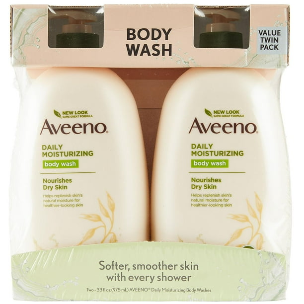 The Aveeno Daily Moisturizing Body Wash (33 fl. oz., 2 pk.) Walmart