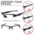 thumbnail image 3 of Walleva Brown Mr. Shield Polarized Replacement Lenses for Oakley Flak Jacket XLJ Sunglasses, 3 of 6