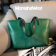 thumbnail image 2 of Bolso Montana West MWC-118DGN para mujer en piel vegana, 2 of 6