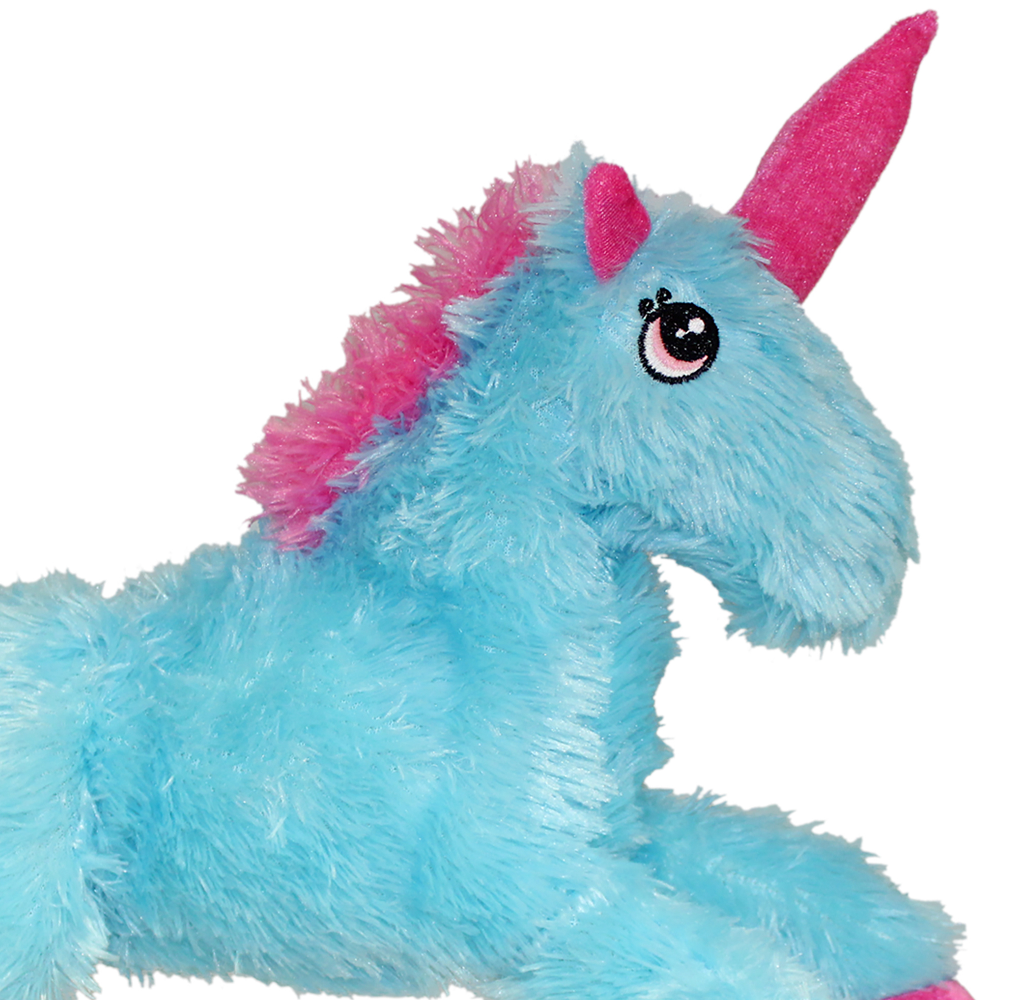 Plush Pal 22" Soft & Fluffy Blue Unicorn Stuffed Animal Toy - image 3 of 7