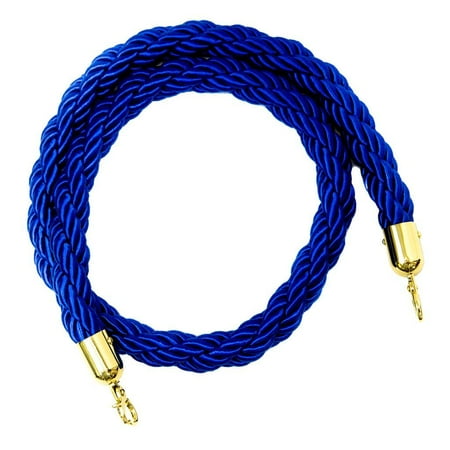 

High Quality 2M/1.5M/3M Twisted Queue Barrier Rope For Posts Stands Exhibition