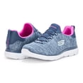 thumbnail image 3 of Zapatilla Skechers Summits-Quick Getaway para mujer, color azul marino y rosa intenso, 3 of 4