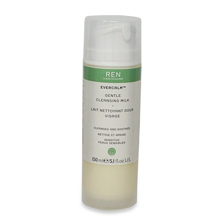 REN Skincare Evercalm Gentle Cleansing Milk 5.1 (Best Cleansing Milk For Combination Skin)