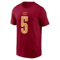 thumbnail image 2 of Men's Nike Jayden Daniels Burgundy Washington Commanders  Name & Number T-Shirt, 2 of 3