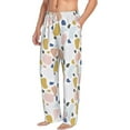 thumbnail image 2 of Xecao Geometric Spots Men's Straight Lounge Pajama Pants: The Ultimate in Comfortable Sleepwear, 2 of 9