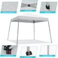 thumbnail image 5 of 10x10 Pop Up Canopy, Outdoor Instant Slant Leg Canopy Tent with Portable Carrying Bag for Patio, Garden, Pool -  White, 5 of 7