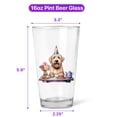 thumbnail image 5 of Happy Mother's Day Soft Coated Wheaten Terrier with Sweets and Flowers at a Picnic 16oz Pint Beer Glass Mug Wheatie Dog Lover Beer Glasses Cup - 13005, 5 of 5