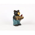 thumbnail image 3 of BEAR HOLDS BIRD BATH WITH CARDINAL, 3 of 4