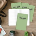 thumbnail image 4 of Elan Publishing Company Field Notebook  / Pocket Journal - 3.5"x5.5" - Green - Lined Memo Book - Pack of 5 - ELAN-FN-003F, 4 of 6