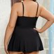 thumbnail image 4 of Traje de Baño de Tamaño Grande Traje de Baño Conservador con Tazas Acolchadas, Trajes de Baño de Bikini de Mujer, 4 of 7