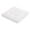 White, variant on Polycotton Chair Seat Cushion - 40x40cm, Machine Washable - Available in Multiple Colors, Comfortable Foam Filling - for Kitchen, Dining & Car Chairs