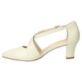 thumbnail image 3 of Easy Street Elegance Women's Slingback Pumps Color: Silver Satin Size: 9, 3 of 4