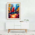 thumbnail image 3 of Autumn's Embrace - Painting Autumn Forest Nature Scenic Woodland Landscape Mystical Unframed Wall Art Print 12 x 16 inches, 3 of 4