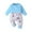 Light blue, variant on Fesfesfes Newborn Infant Baby Bodysuit Boy Girl Floral Print Assorted Color Clothes Romper Jumpsuit