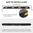 thumbnail image 3 of 71" Rubber Curb Parking Block Car RV Trailer Wheel Stopper Stop Aid 2 Packs, 3 of 9
