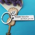 thumbnail image 5 of Thank You Gifts Appreciation Keychain Thank You for All That You Do Keychain Thank You Gifts for Social Worker Volunteer Employee Coworker Appreciation Gifts for Nurse Mentor Teacher Gifts, 5 of 6
