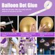 thumbnail image 5 of Muyoka Kit de arco de guirnalda de globos morados, juego de globos de confeti de oro blanco morado para deshierbe, cumpleaños, baby shower, graduación, aniversario, despedida de soltera, boda, decorac Muyoka Hogar, 5 of 6