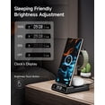 thumbnail image 4 of Cargador inalámbrico LeQuiven 4 en 1 para Samsung Galaxy S24/Z Fold6/Z Flip6/S23, Galaxy Watch 7/Ultra/6/6 Classic/5 Pro/5/4, Galaxy Buds2 Pro, 4 of 7