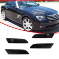 thumbnail image 2 of GTINTHEBOX 4X Smoke Front & Rear Bumper Side Marker Lights For 2004-2008 Chrysler Crossfire, 2 of 8