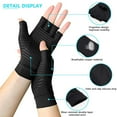 thumbnail image 4 of Gants de Compression Thérapeutiques Respirants Sans Doigts Gants de Vélo Gants d'Arthrite, 4 of 9