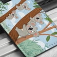 thumbnail image 6 of Kawaii Koala Bears Climbing Trees Faux Leather Travel Luggage Tag, 6 of 7