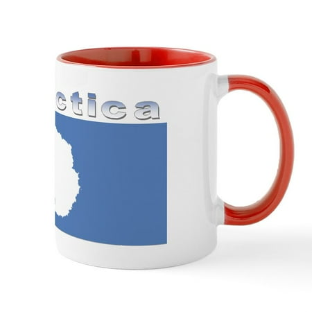 

CafePress - Antarctic Flag Mug - Ceramic Coffee Tea Novelty Mug Cup 11 oz