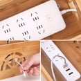 thumbnail image 6 of Extra Large Cable Management Box with Lid, Bamboo Cable Box for Cords, Power Strips or Surge Protectors, Hide Loose Wires Behind TVs, Home, Computers, Office Desks by, 6 of 9