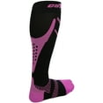 thumbnail image 3 of CSX Compression Socks, Sport Recovery Style, 20-30 mmHg, Pink on Black, Medium, 3 of 6