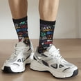 thumbnail image 6 of Vsdgher Basketball Crew Socks for Men & Women, Breathable Casual Athletic Ankle Socks, 6 of 6