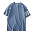 thumbnail image 1 of Playeras Básicas Hombre Wa Ffle Camiseta Casual De Manga Corta Camiseta Holgada Para Hombre, 1 of 2