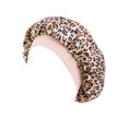 thumbnail image 1 of Niños pequeños niños bebé niños satinado hinchado estampado elasticidad de moda sombrero cabeza cabeza cabeza turbans satin satin tapa de dormir leopardo estampado Inevent AP008219-11, 1 of 6