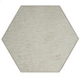 thumbnail image 1 of Furnish My Place Easy Fit Rug - 5 ft., Hexagon, Beige, Custom Floor Rug for Living Rooms, Bedrooms, Hallways, 1 of 4