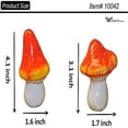 thumbnail image 5 of G & F Products Fairy Garden Miniature Garden Metal Mushroom, Little Red Spots, 2 Pieces, 5 of 6