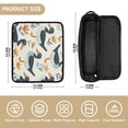 thumbnail image 4 of Curling Iron Storage Bag Hair Tools Travel Bag Heat Resistant and Portable Cartoon Cute Duck, 4 of 8