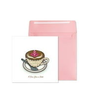 NIQUEA.D, Heart Latte Quilling Valentine's Day Card