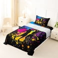 thumbnail image 5 of Erosebridal Colorful Splashing Ink Twin Sheet Sets,Boys Ball Games Bedding For Kids 3pcs, 5 of 6