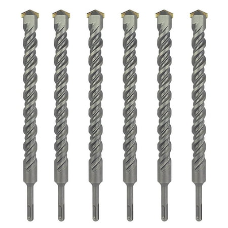 

Max-Craft SDS-Plus Rotary Hammer Drill Bit Set Drill Concrete Stone 6Pcs 1 x 10