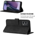thumbnail image 3 of for Moto G Stylus 5G 2023 Wallet Case with Card Holder Leather with Kickstand Card Slots Phone Case Durable Magnetic Closure Shockproof Protective Cover Case for Moto G Stylus 5G 2023 Black YBS, 3 of 5