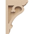 thumbnail image 3 of 2"W x 4"D x 6"H Classic Mayflower Rough Cedar Woodgrain TimberThane Corbel, Primed Tan, 3 of 6