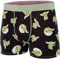 thumbnail image 4 of CRAZYBOXER Men's Underwear The Mandalorian Baby Yoda Stretch Breathable Boxer Brief Anti-irritation, 4 of 4