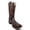 Brown, variant on Men’s Leather Lizard Print Western Cowboy Boots Square Toe
