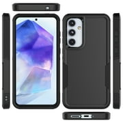 For Samsung Galaxy A55 5G Phone Case, Ebizware Shockproof Case Military Grade Heavy Duty Full Body Protection Rugged Cover for Galaxy A55 5G, Black