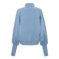 thumbnail image 4 of Annhoo Sweatshirt for Women Casual Long Sleeve Mock Neck Pullovers Cozy Solid Color Fall Outfits Clothes, 4 of 4