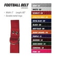 thumbnail image 3 of Adams Youth and Adult Football Pant Belt, One Size Fits All, Black, 3 of 3
